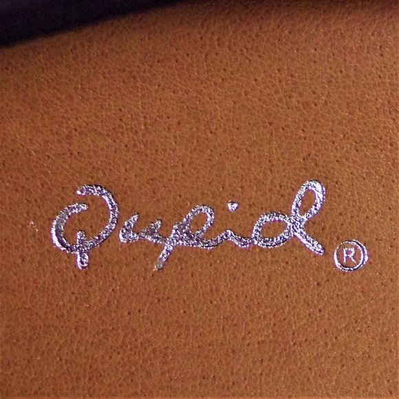 QUPID size 7 black flat-heel sneakers cushioned insoles perforated fabric uppers - Picture 14 of 15